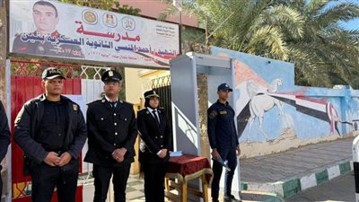 انتظام التصويت في مدرسة الشهيد أحمد المنسي بمركز الداخلة في اليوم الثاني لانتخابات الدوائر الملغاة