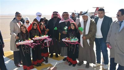 وفود عربية وأجنبية تصل الوادي الجديد للمشاركة في مهرجان الرياضات والفنون التراثية