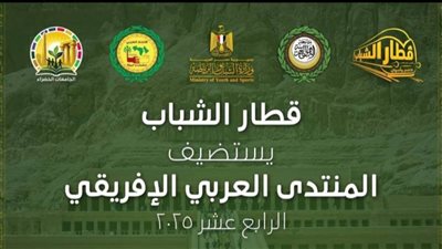 انطلاق قطار الشباب اليوم للمشاركة في المنتدى العربي الإفريقي الرابع عشر للجامعات الخضراء