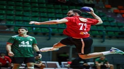 رجال يد الأهلي يفوزون على الشمس في الدوري