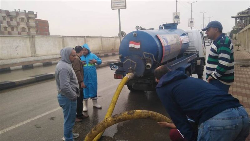 جانب من سحب مياه