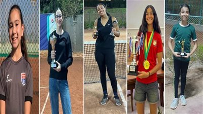 نتائج مميزة لناشئات تنس الزهور ببطولة الجمهورية