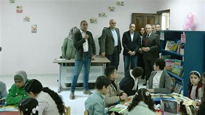 رئيس الوزراء يتفقد مكتبة مصر العامة بشبين القناطر