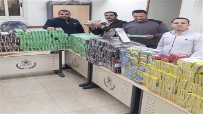 بالصور مصادرة أكثر من 48 ألف من الألعاب النارية والشماريخ المحظور بيعها وتداولها 