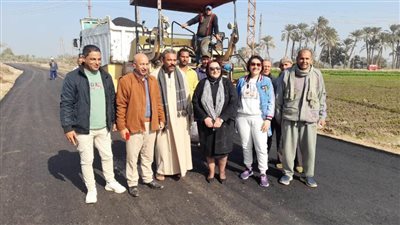 بعد مطالبة الأهالي.. إنشاء ورصف طريق ومدخل جديد بمركز ناصر ببني سويف