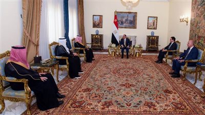 الرئيس السيسي يستقبل وزير الثقافة السعودي