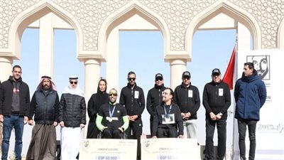 وزير الرياضة ونظيره الإماراتي يُكرمان الفائزين بماراثون زايد الخيري