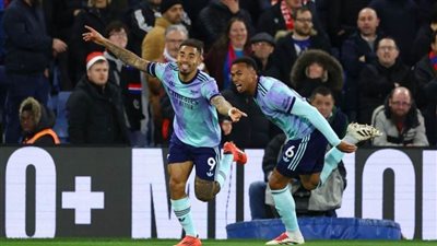 أرسنال يدك شباك كريستال بالاس بخماسية في البريميرليج