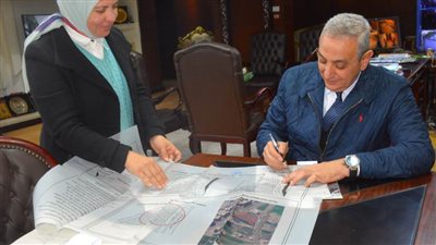  بالصور.. محافظ الغربية يعتمد الأحوزة العمرانية لـ 56 قرية وعزبة