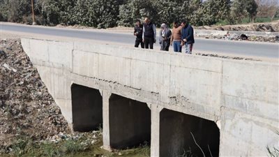 سكرتير بنى سويف يتفقد أعمال الحماية من السيول 