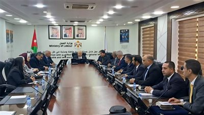 وزير العمل الأردني يؤكد أهمية الاستفادة من الخبرات المصرية في قطاع البترول