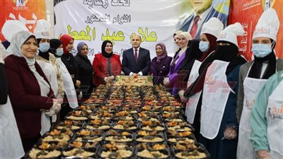 وجبات لإفطار للأسر الأولى بالرعاية بكفر الشيخ 