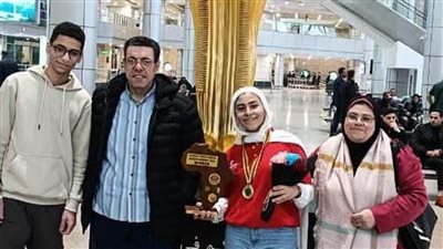 بعثة منتخب مصر للناشئين للشطرنج تعود للقاهرة بعد حصد ميداليتين في البطولة الأفريقية