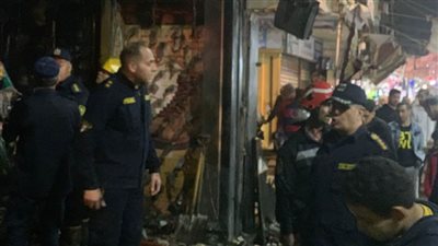 السيطرة على حريق هائل بمنطقة سكنية تجارية ببورسعيد وإنقاذها من كارثة محققة