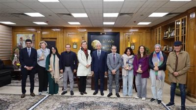 رئيس جامعة المنيا يستقبل رئيسة بعثة الاتحاد الأوروبي لدى مصر لبحث تعزيز سبل التعاون الأكاديمي والثقافي