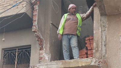 المقاولون العرب تشرع فورًا في إصلاح واجهات المنازل المتأثرة بحادث القطار بطوخ