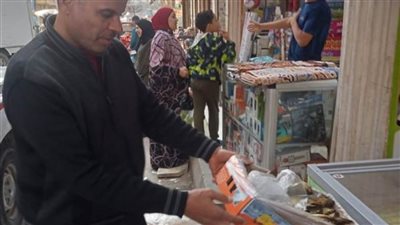 ضبط 6.5 طن رنجة وفسيخ غير صالحة في أوسيم وبولاق والهرم والعمرانية