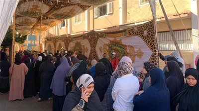 طوابير أمام لجان انتخابات مجلس النواب في قرى ومدن دمياط