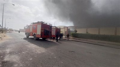 السيطرة على حريق بمصنع نجف وكريستال بمنطقة الصناعات المتوسطة شرق بنى سويف
