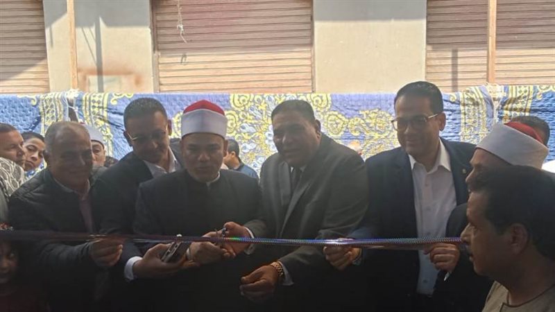 جانب من افتتاح المسجد