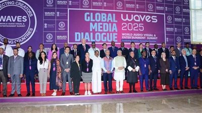 وزير الثقافة يشارك في صياغة «إعلان الحوار الإعلامي العالمي» ضمن قمة WAVES 2025 بمومباي