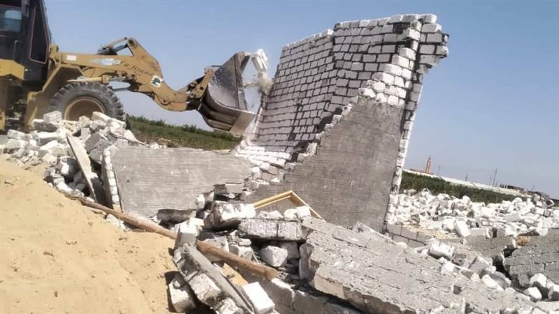 جانب من حملات إزالة