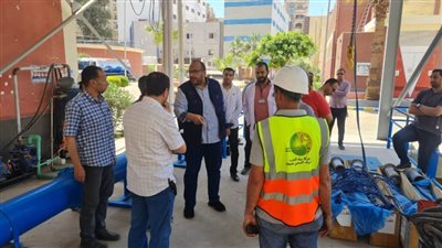 رئيس مياه سوهاج يتفقد محطات مياه الشرب بمدينة سوهاج ومركز تدريب السلامة والصحة
