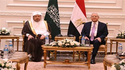 المستشار حنفي جبالي يستقبل رئيس مجلس الشورى السعودي بمقر بالعاصمة الإدارية الجديدة