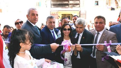 محافظ البحيرة تفتتح مدرسة جلال قريطم الإعدادية بحوش عيسى 
