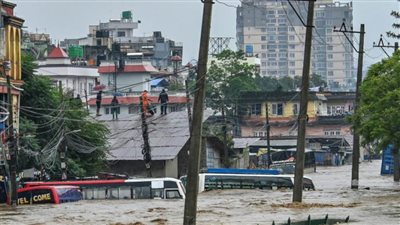 نيبال تعلن إغلاق المدارس بسبب الفيضانات والانهيارات الأرضية الناجمة عن الأمطار