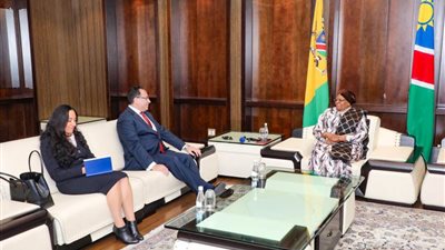 رئيسة جمهورية ناميبيا تعرب عن تقديرها للدعم المصري المتواصل لبلادها