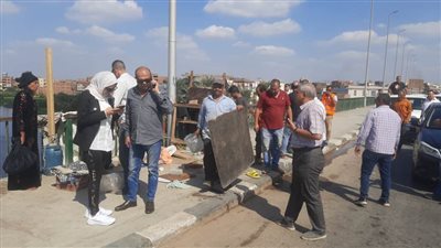 نائبة محافظ القليوبية تقود حملة إزالة إشغالات مكبرة بالطريق الدائري