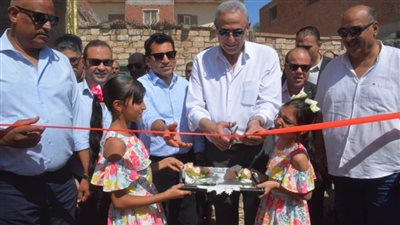 وزير الشباب ومحافظ الغربية يفتتحان الملعب المنجل بمركز شباب الفرستق ويتفقدان نادي اتحاد بسيون