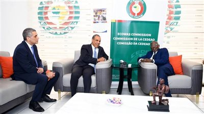 وزير الخارجية والهجرة يلتقي مفوض الشئون السياسية والسلم والأمن بمفوضية الإيكواس