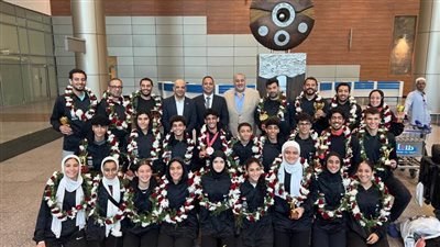 استقبال حافل لبعثة منتخب شباب التايكوندو بعد التألق ببطولة العالم في كوريا الجنوبية