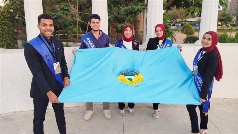 وفد طلاب جامعة طنطا