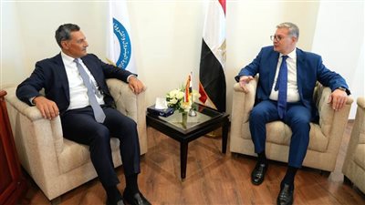 جلسة مباحثات بين وزير البترول ورئيس 