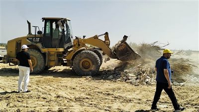 متابعات دورية لحملات إزالة التعديات ضمن الموجة الـ24  بنطاق 5 مراكز بالبحيرة