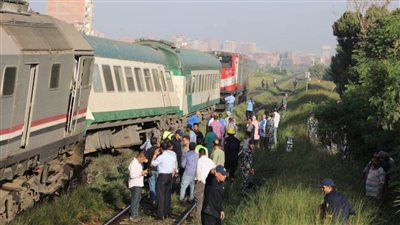 عاجل.. النائب العام يأمر بالتحقيق في واقعة تصادم قطاريْن بمحافظة المنيا
