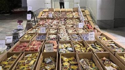 سقوط عامل بالفيوم يصنع الألعاب النارية بحوزته قرابة 1,5 مليون قطعة