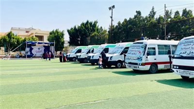 تنظيم قافلة طبية شاملة بمركز شباب أبو السيد بقرية أم عزام بمركز القصاصين الجديدة