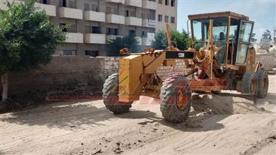 رفع كفاءة طرق بلطيم ضمن خطة شاملة لـ