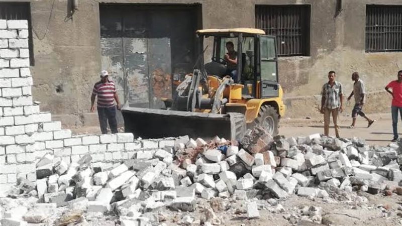 إزالة البناء المخالف