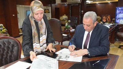 بالصور.. محافظ الغربية يعتمد الأحوزة العمرانية لـ136 قرية وعزبة