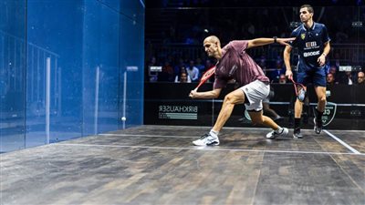 علي فرج يتأهل لنهائي بطولة أمريكا المفتوحة للإسكواش