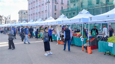 وزير التموين والتجارة الداخلية ومحافظ الإسكندرية يفتتحان مشروع سوق اليوم الواحد للمزارعين والمنتجات الغذائية