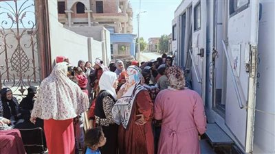 تقديم خدمات طبية لـ 346 مواطنا بقوافل طبية بالقرى الأكثر احتياجًا بالظهير الصحراوي 