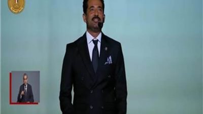 الفنان عمرو سعد يقدم احتفالية اتحاد القبائل والعائلات المصرية بحضور الرئيس