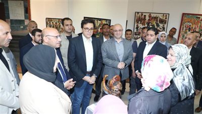 محافظ بني سويف ووزير الثقافة يتفقدان قصر الثقافة 
