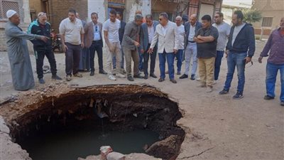 حدوث هبوط أرضي وإخلاء 3 منازل في الدقهلية 